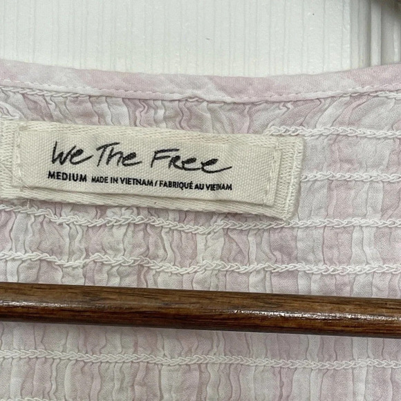 Free People We The Free Little Bit Of Something Ombre Top Hippie Size Medium - Picture 3 of 6